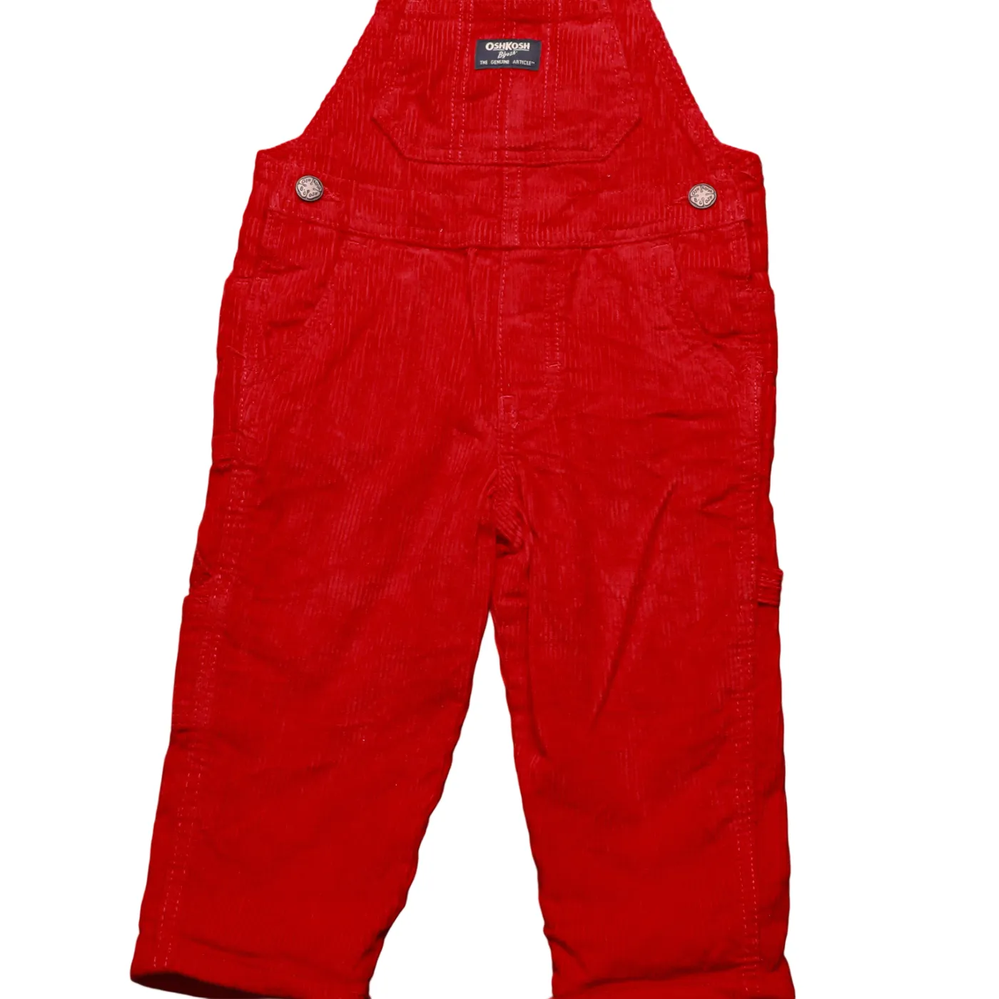 OshKosh Kids Corduroy Dungarees Red Age 2T