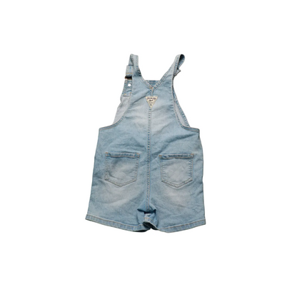 OshKosh Kids Floral Embroidered Shortall Dungarees Blue Age 4Y