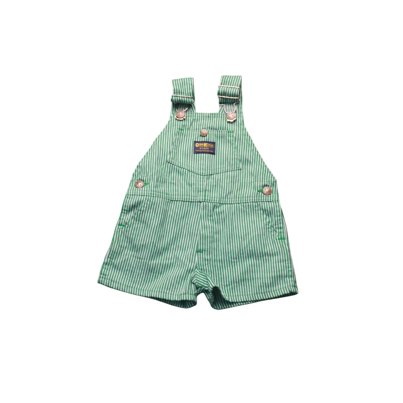 OshKosh Kids Stripe Shortall Dungarees Multi Age 2T