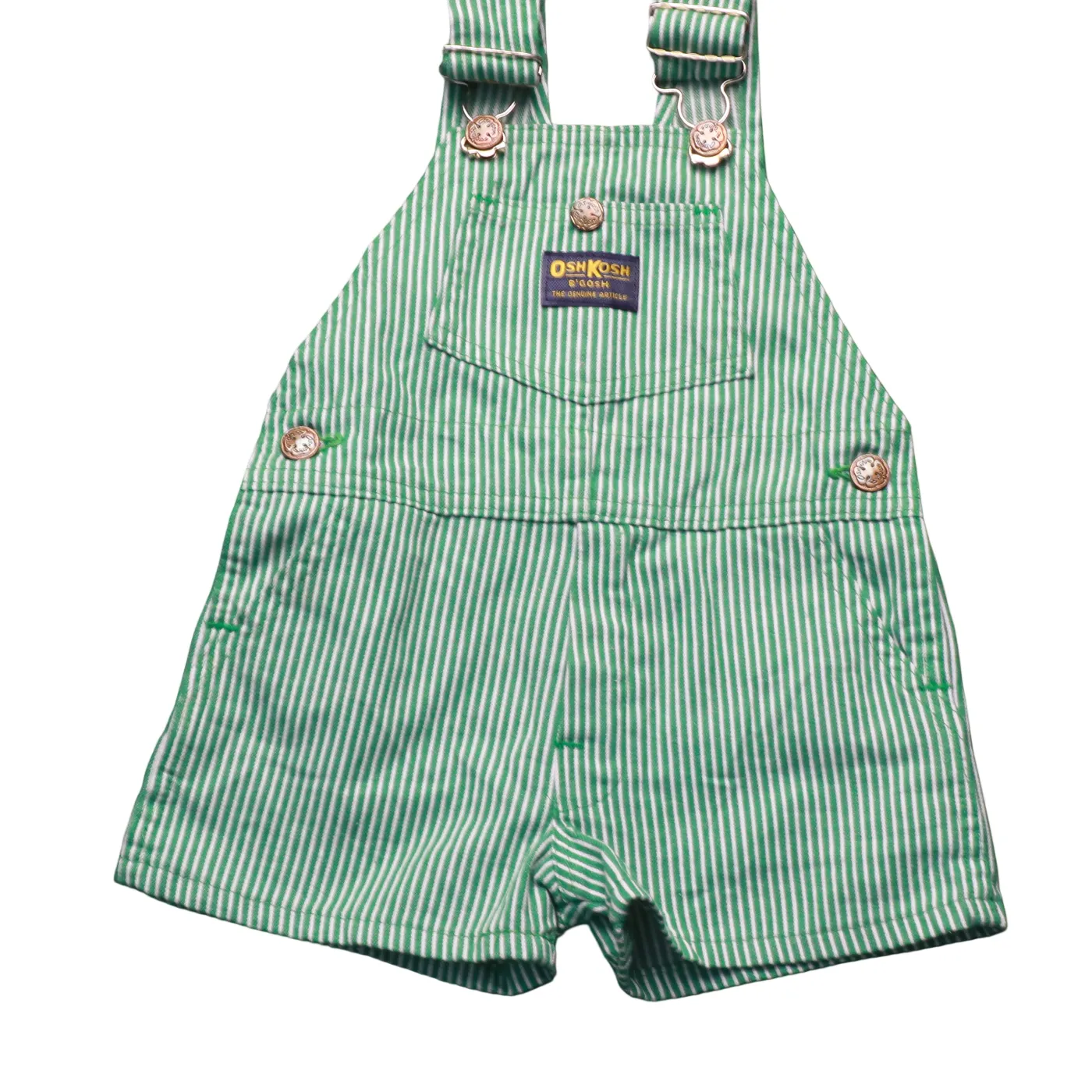 OshKosh Kids Stripe Shortall Dungarees Multi Age 2T