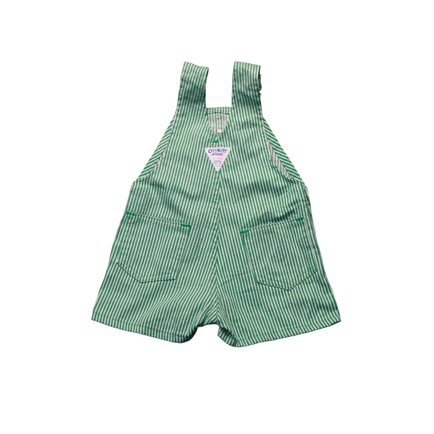OshKosh Kids Stripe Shortall Dungarees Multi Age 2T
