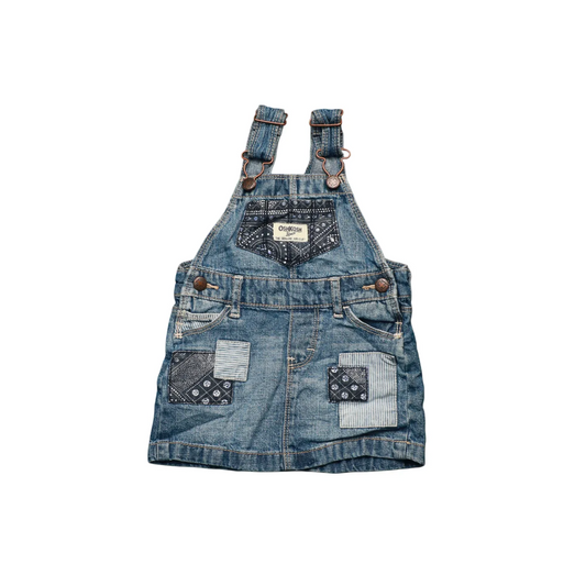 OshKosh Kids Dress Dungarees Blue Age 6M