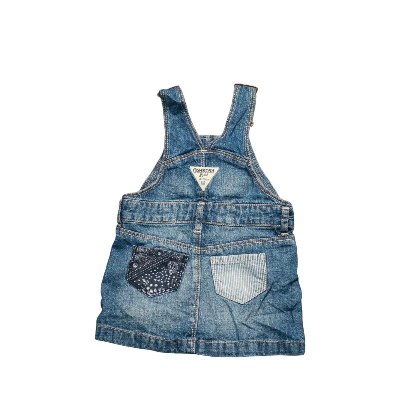 OshKosh Kids Dress Dungarees Blue Age 6M