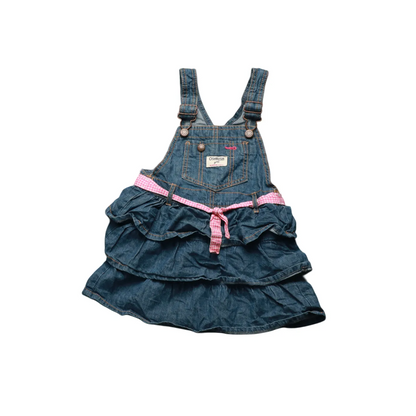 OshKosh Kids Dress Dungarees Blue Age 4Y