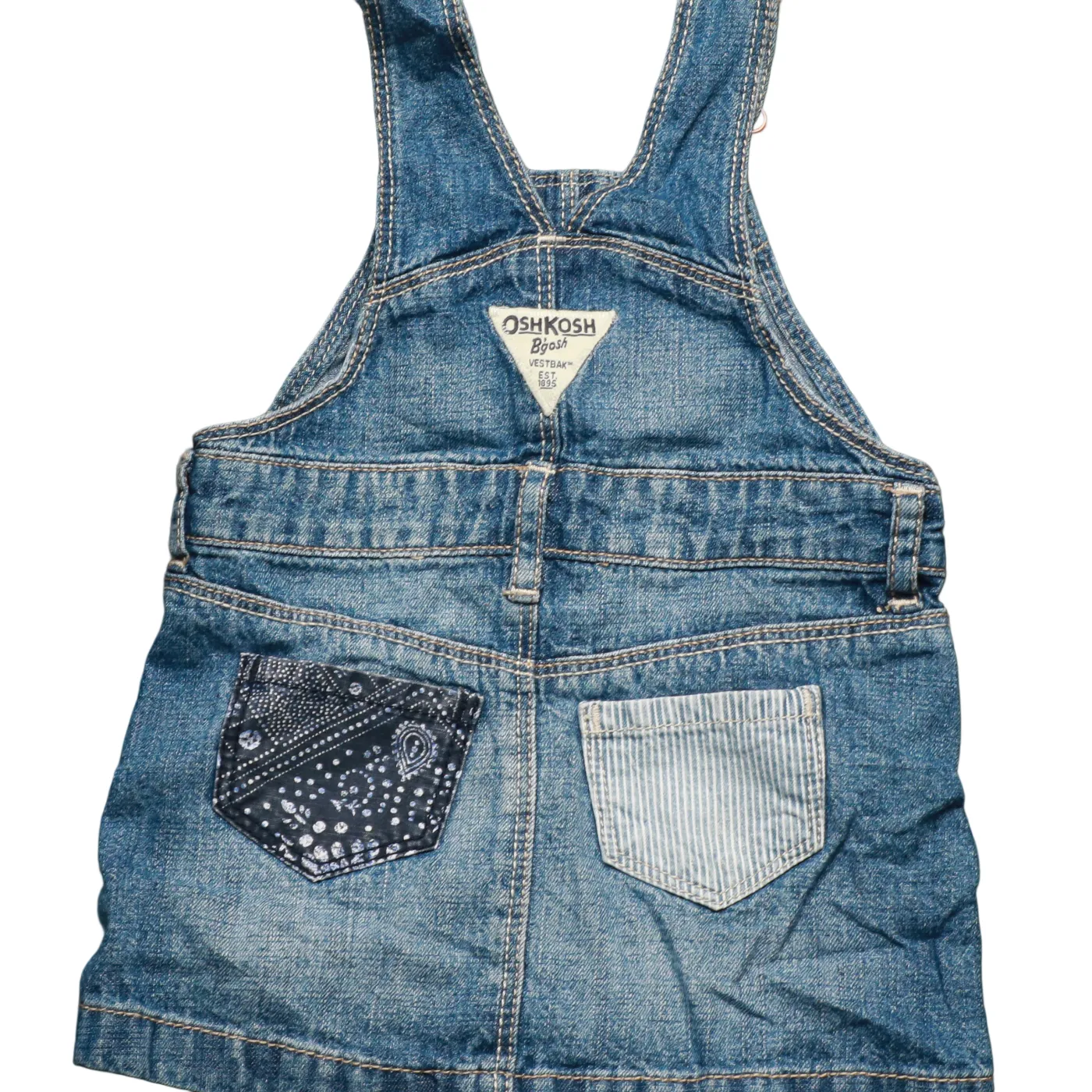 OshKosh Kids Dress Dungarees Blue Age 6M