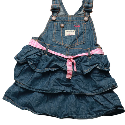 OshKosh Kids Dress Dungarees Blue Age 4Y