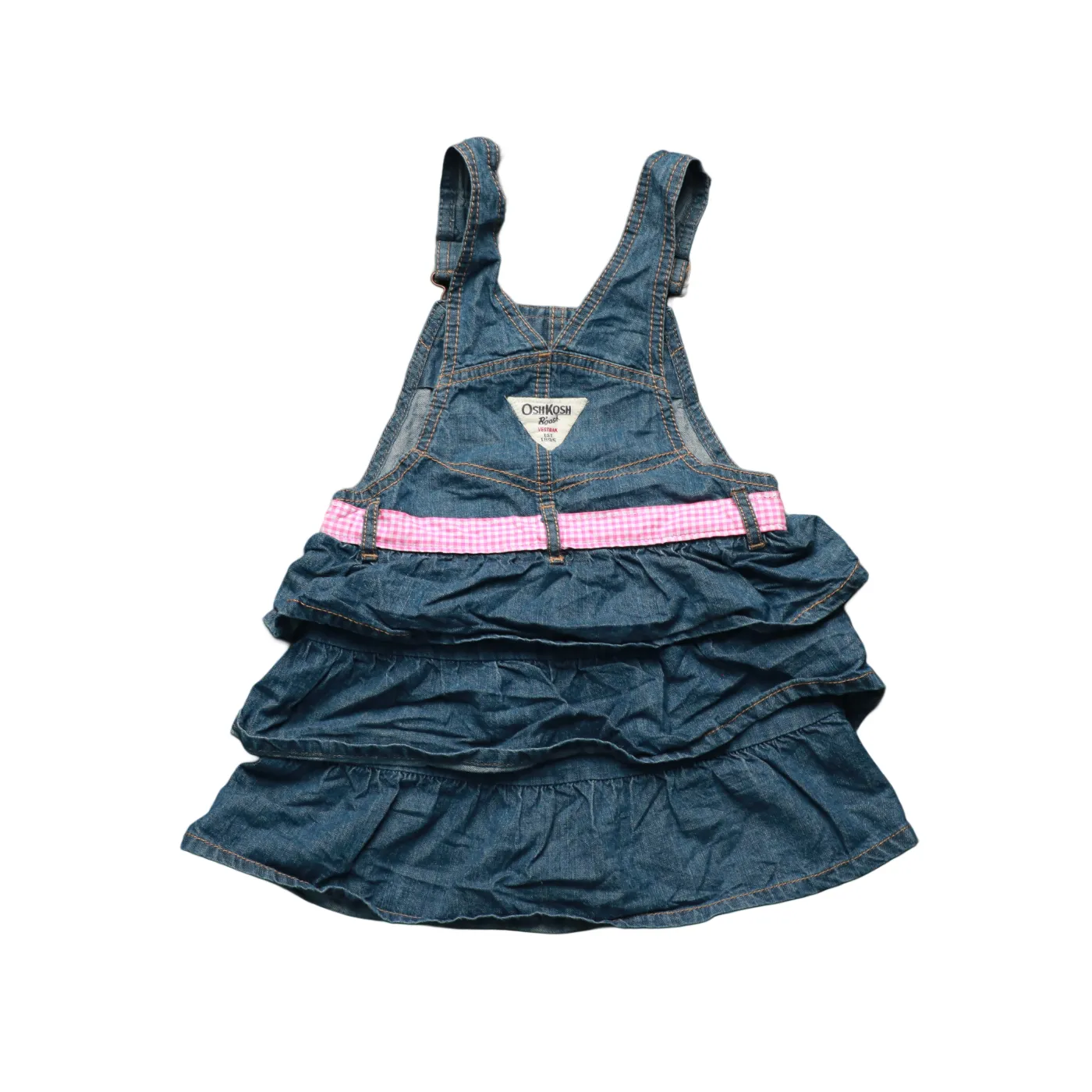 OshKosh Kids Dress Dungarees Blue Age 4Y
