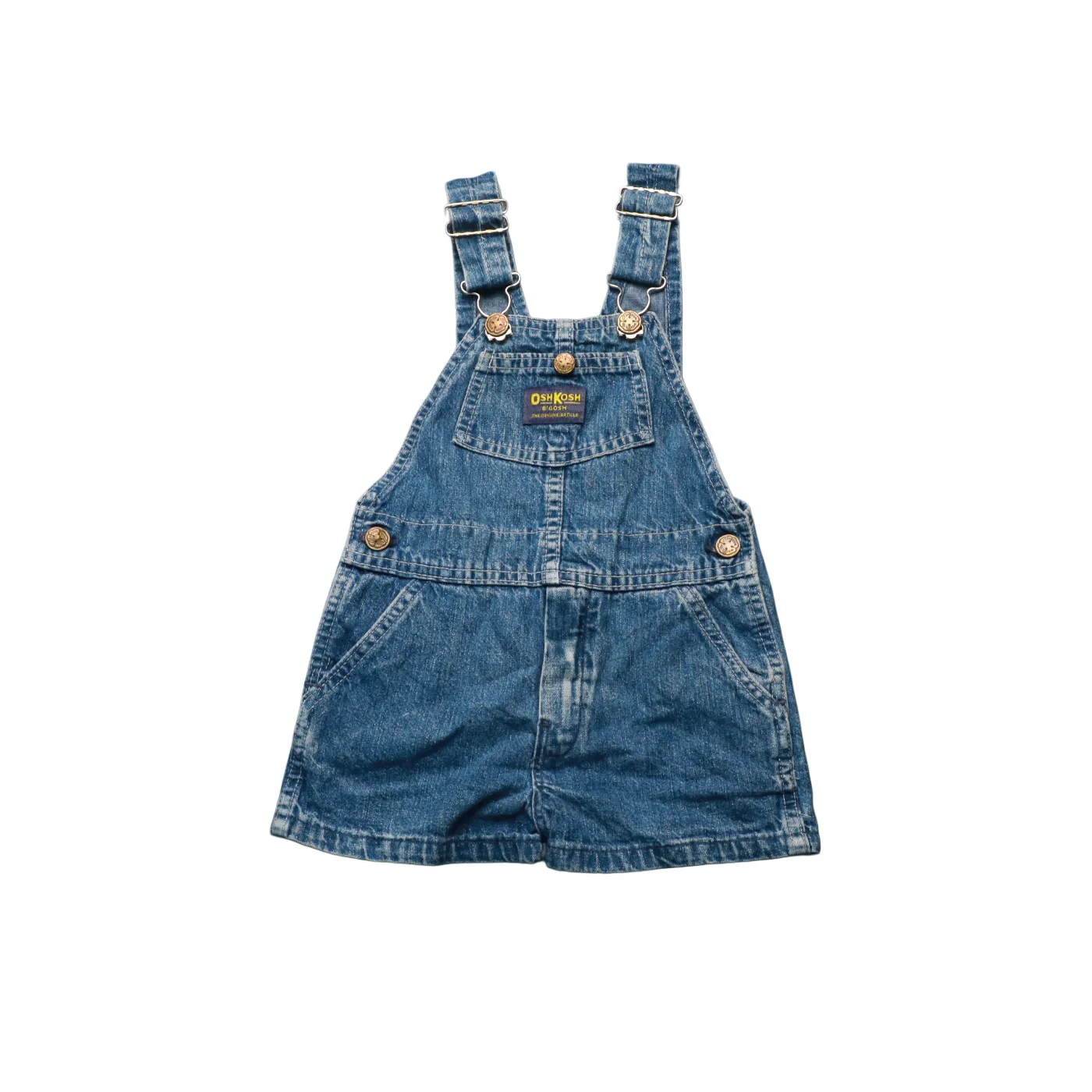 OshKosh Kids Shortall Dungarees Blue Age 2Y