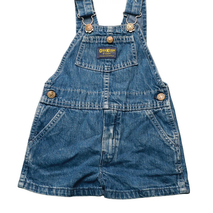 OshKosh Kids Shortall Dungarees Blue Age 2Y