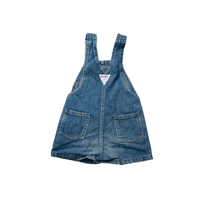 OshKosh Kids Shortall Dungarees Blue Age 2Y
