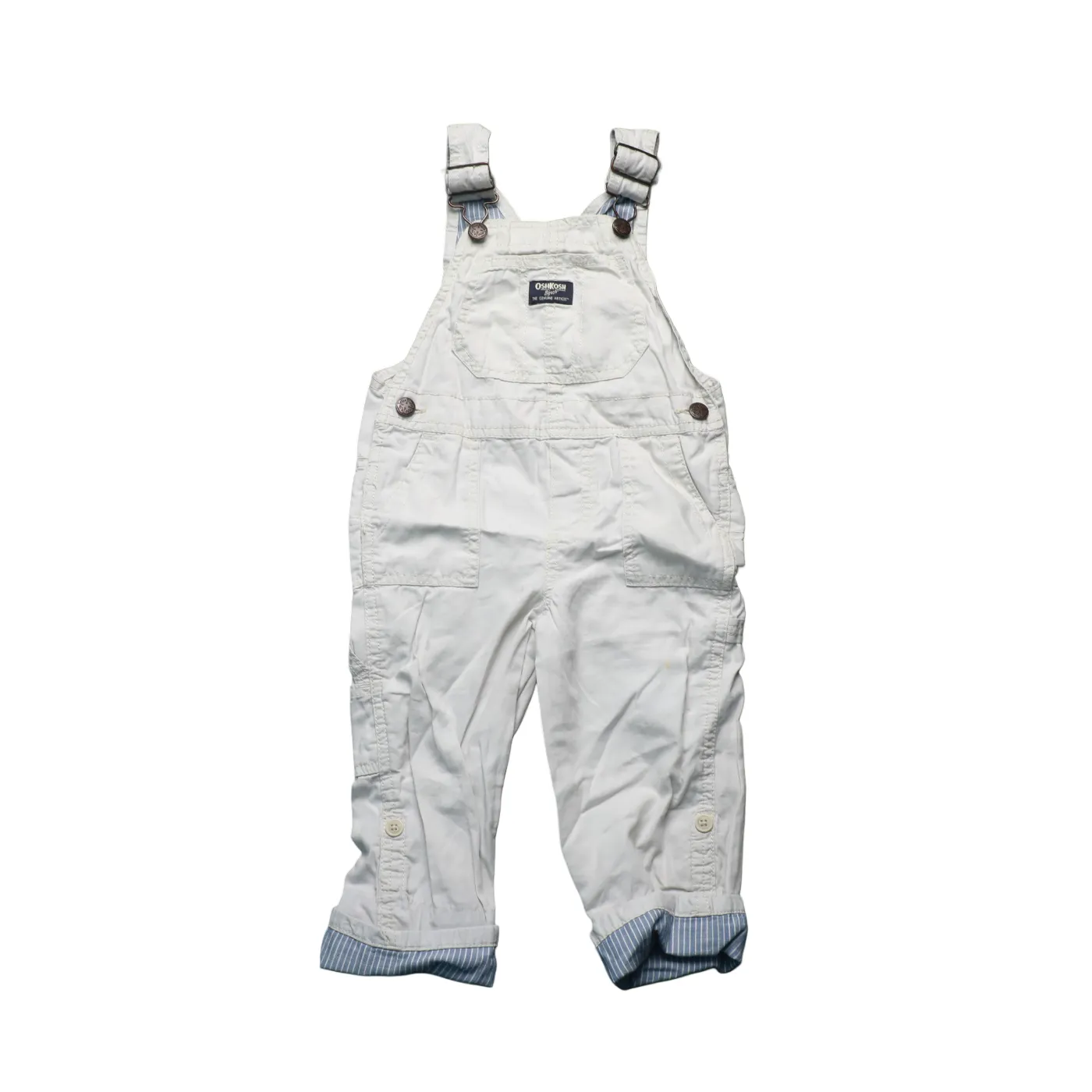 OshKosh Kids  Dungarees Cream Age 3Y