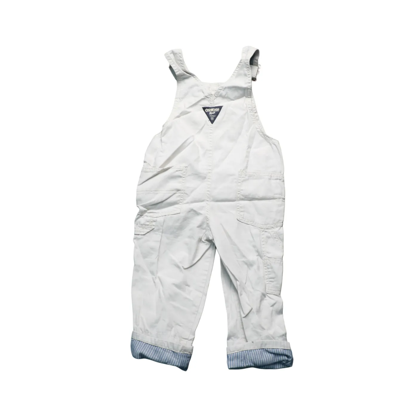 OshKosh Kids  Dungarees Cream Age 3Y