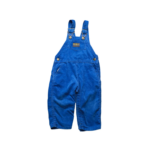OshKosh Kids Corduroy Dungarees Blue Age 18M