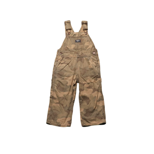 OshKosh Kids Camo Dungarees Blue Age 2T