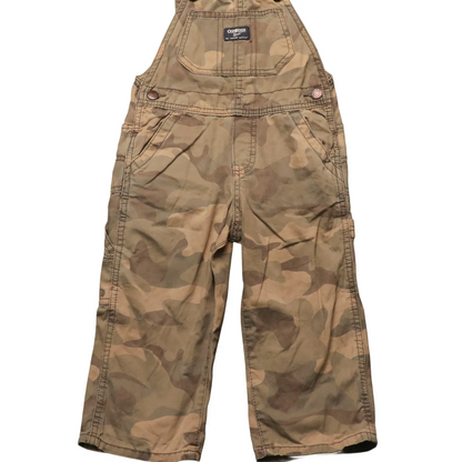 OshKosh Kids Camo Dungarees Blue Age 2T