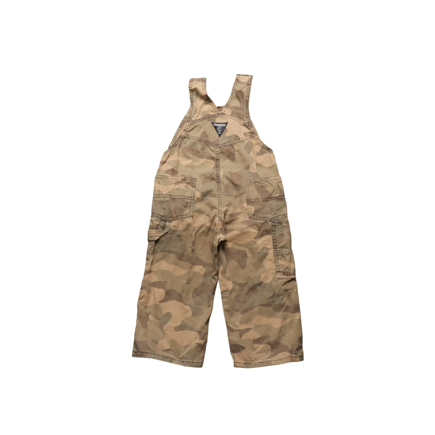 OshKosh Kids Camo Dungarees Blue Age 2T