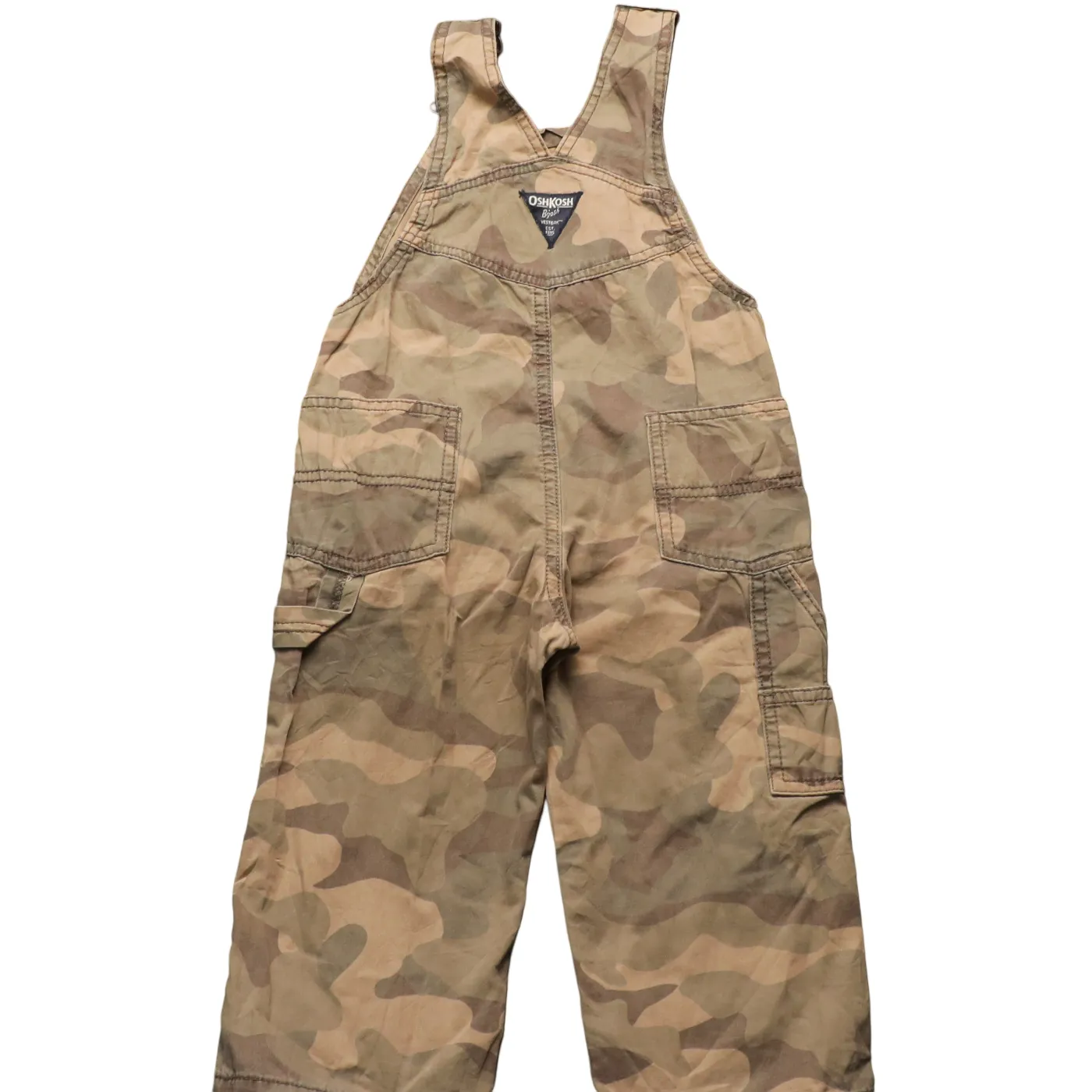 OshKosh Kids Camo Dungarees Blue Age 2T
