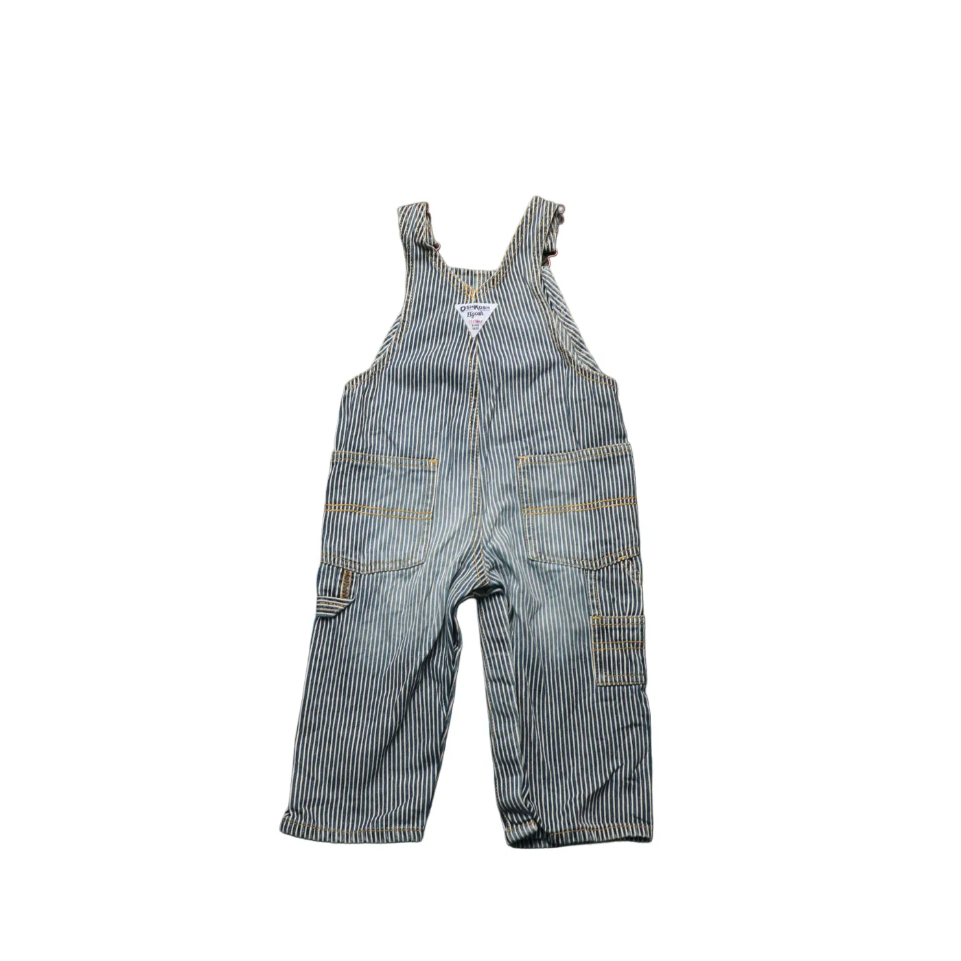 OshKosh Kids Stripe Dungarees Multi Age 12M
