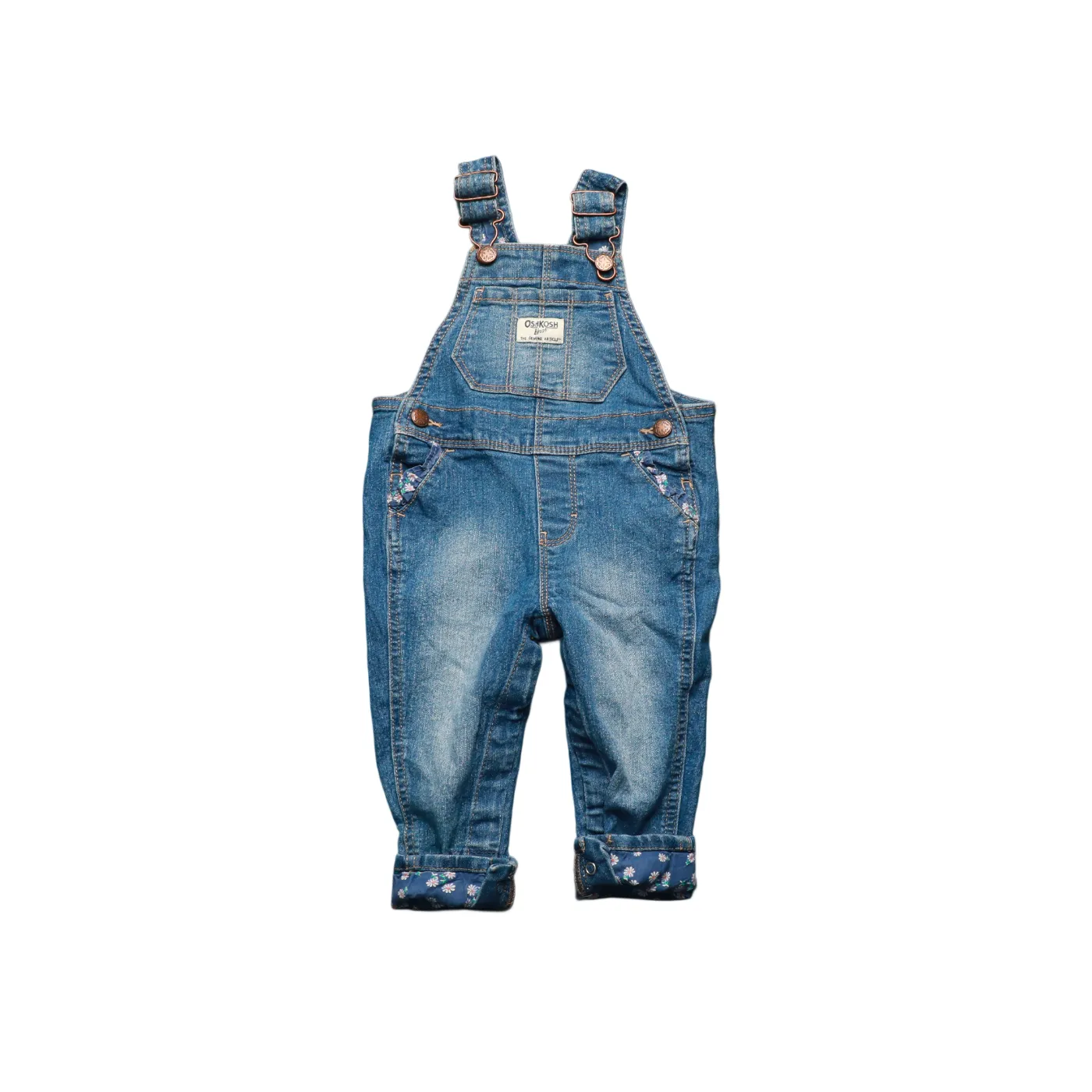 OshKosh Kids  Dungarees Blue Age 12M