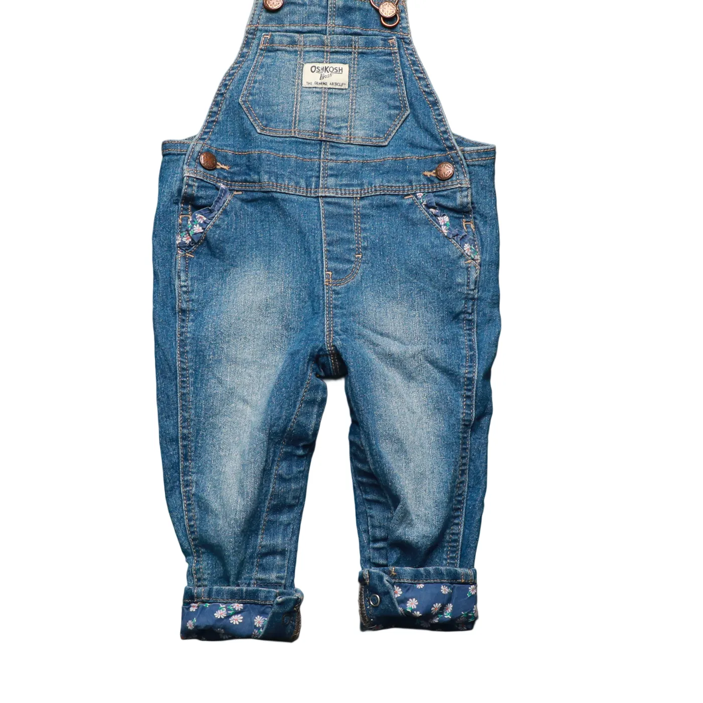OshKosh Kids  Dungarees Blue Age 12M