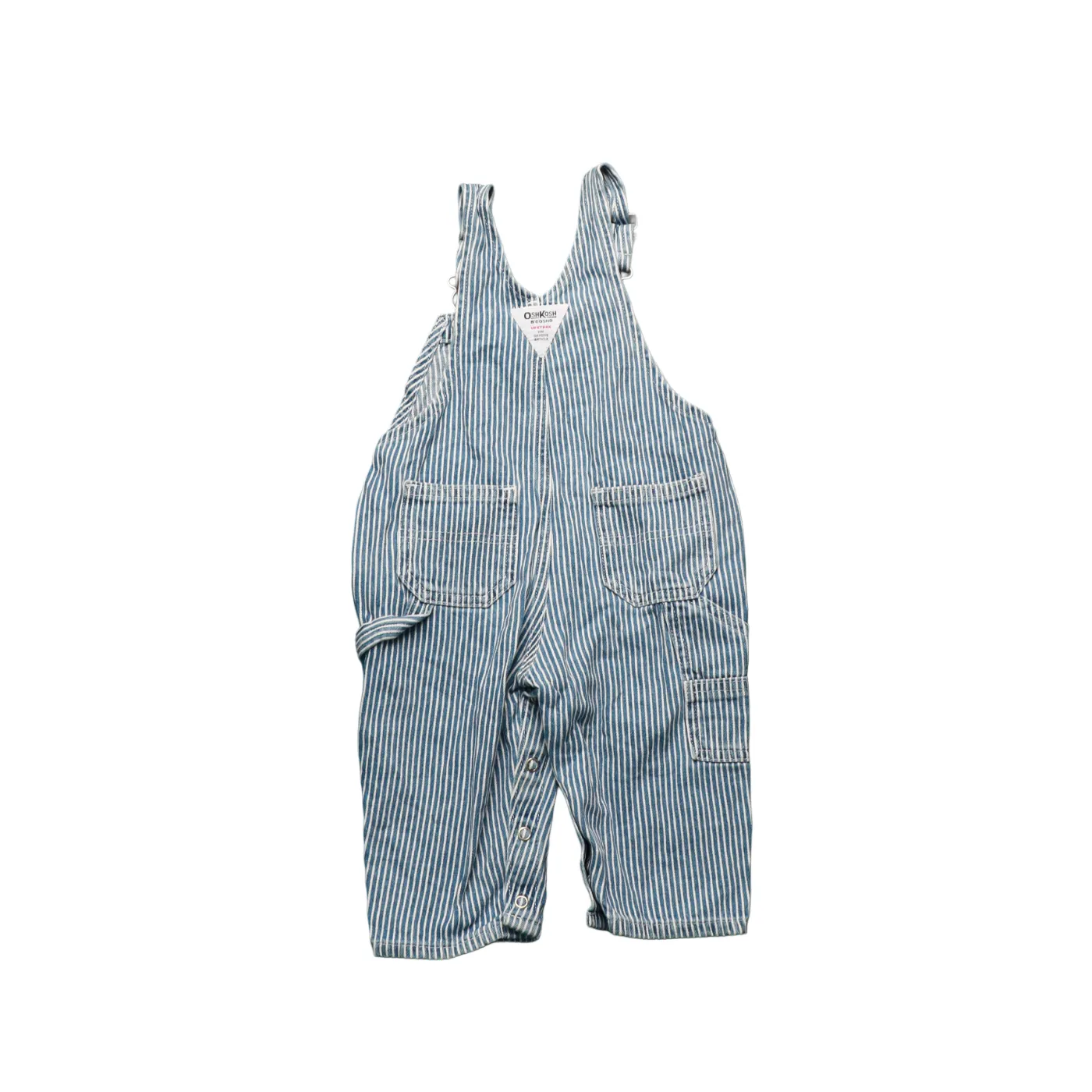 OshKosh Kids Stripe Dungarees Multi Age 12M
