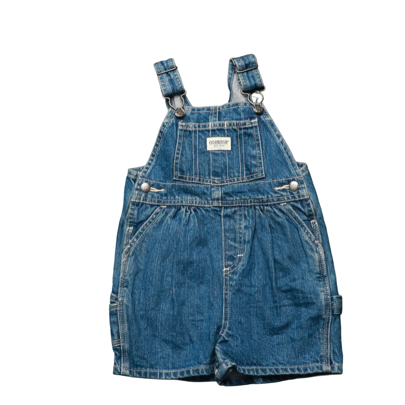 OshKosh Kids Shortall Dungarees Blue Age 12M