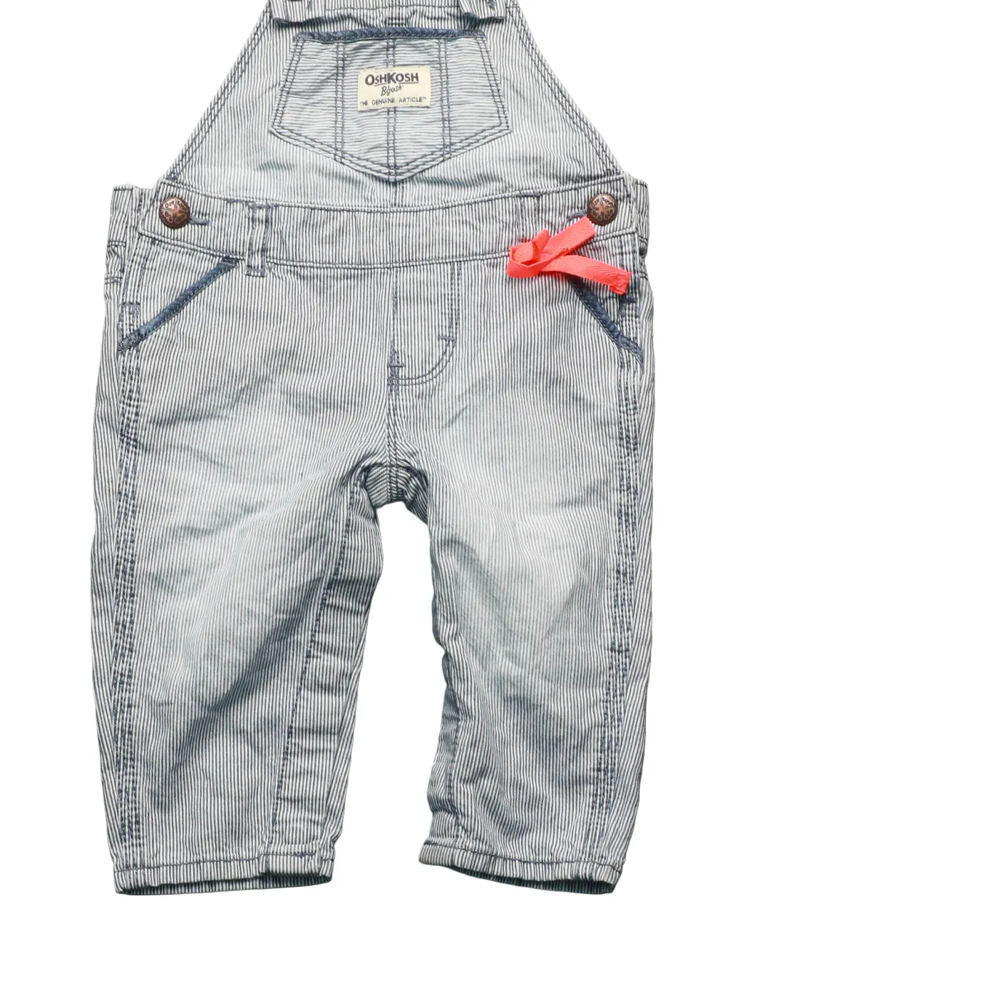 OshKosh Kids Stripe Dungarees Multi Age 6M