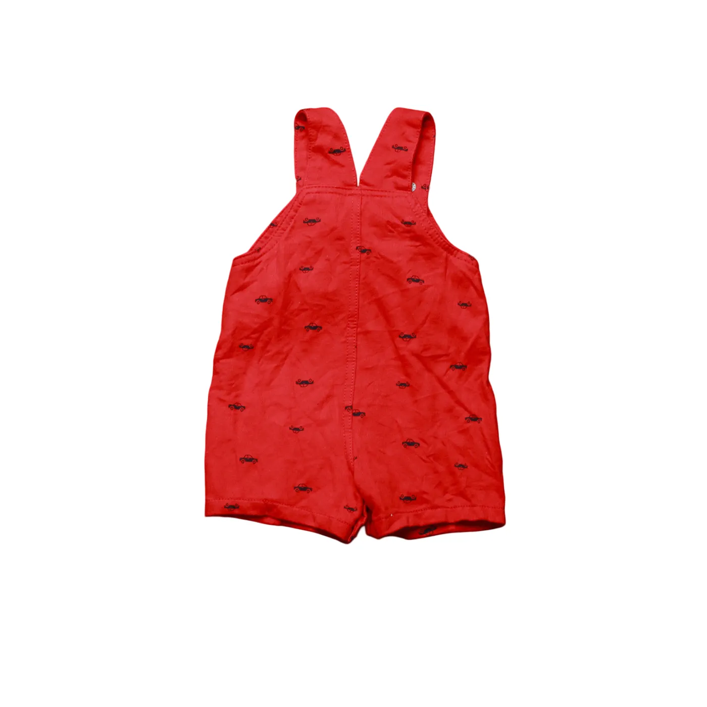 Carter's Kids Shortall Dungarees Red Age 9M