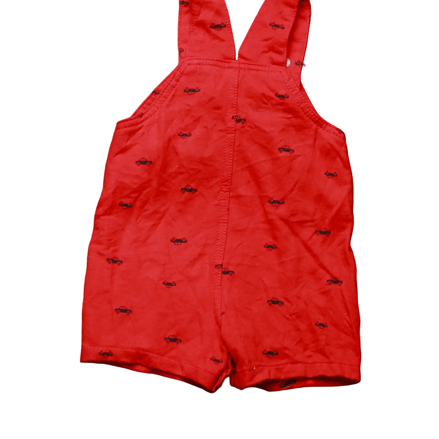 Carter's Kids Shortall Dungarees Red Age 9M