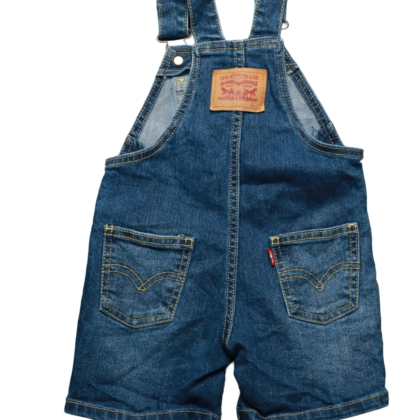 Levis Kids Shortall Dungarees Blue Age 12M