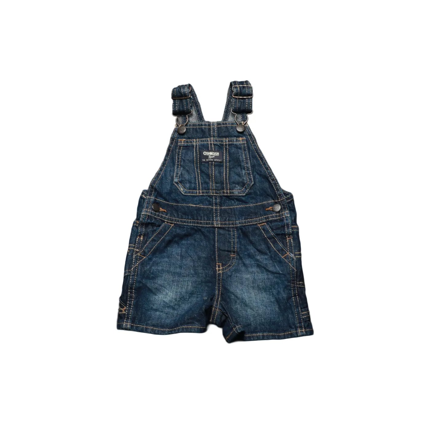 OshKosh Kids Shortall Dungarees Blue Age 12M