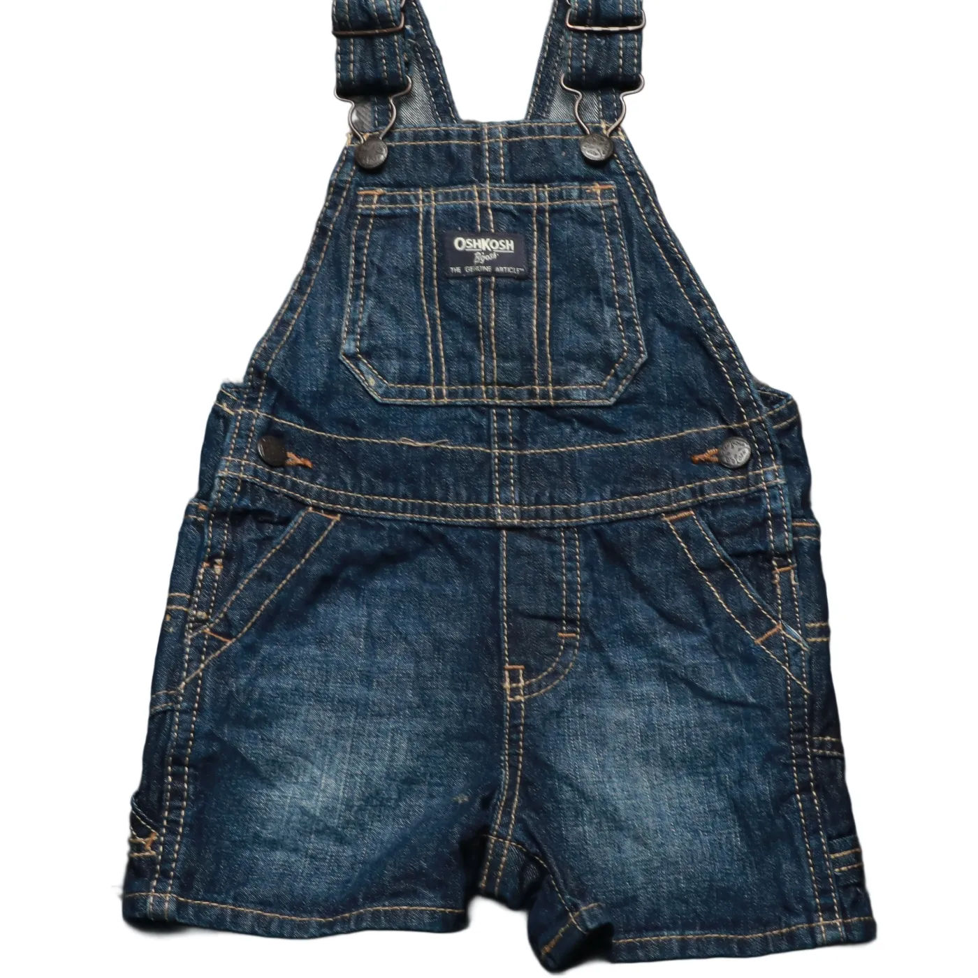 OshKosh Kids Shortall Dungarees Blue Age 12M