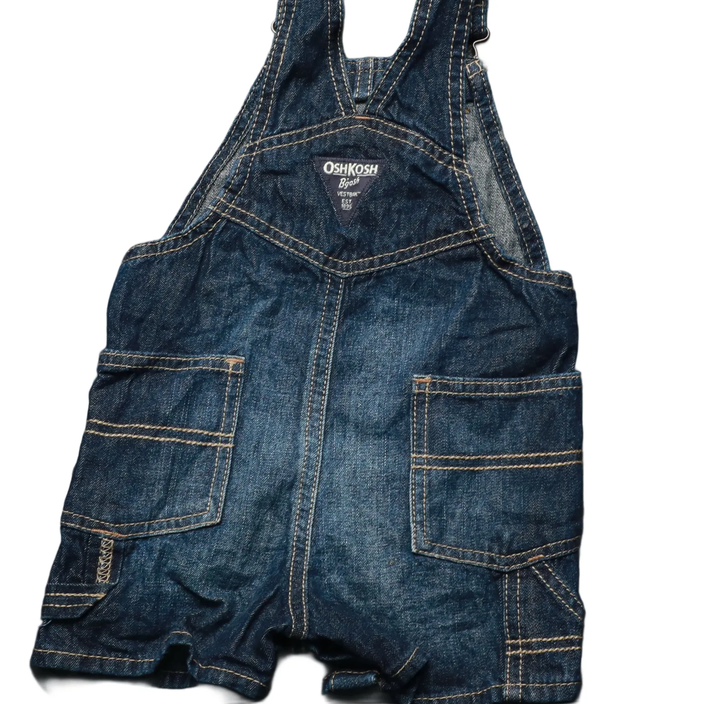 OshKosh Kids Shortall Dungarees Blue Age 12M