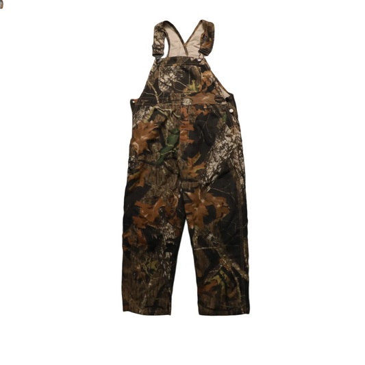 Unbranded Kids Camo Dungarees Blue Age 7Y