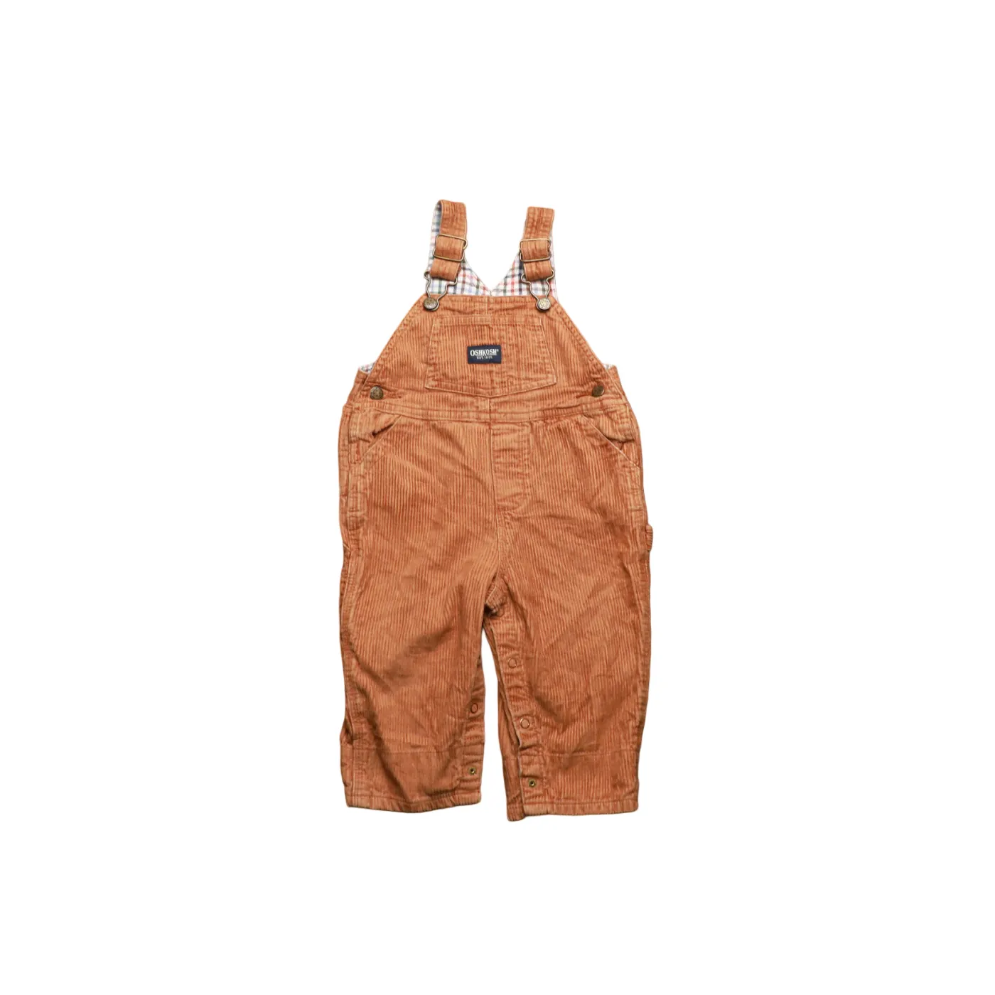 OshKosh Kids Corduroy Dungarees Brown Age 12M