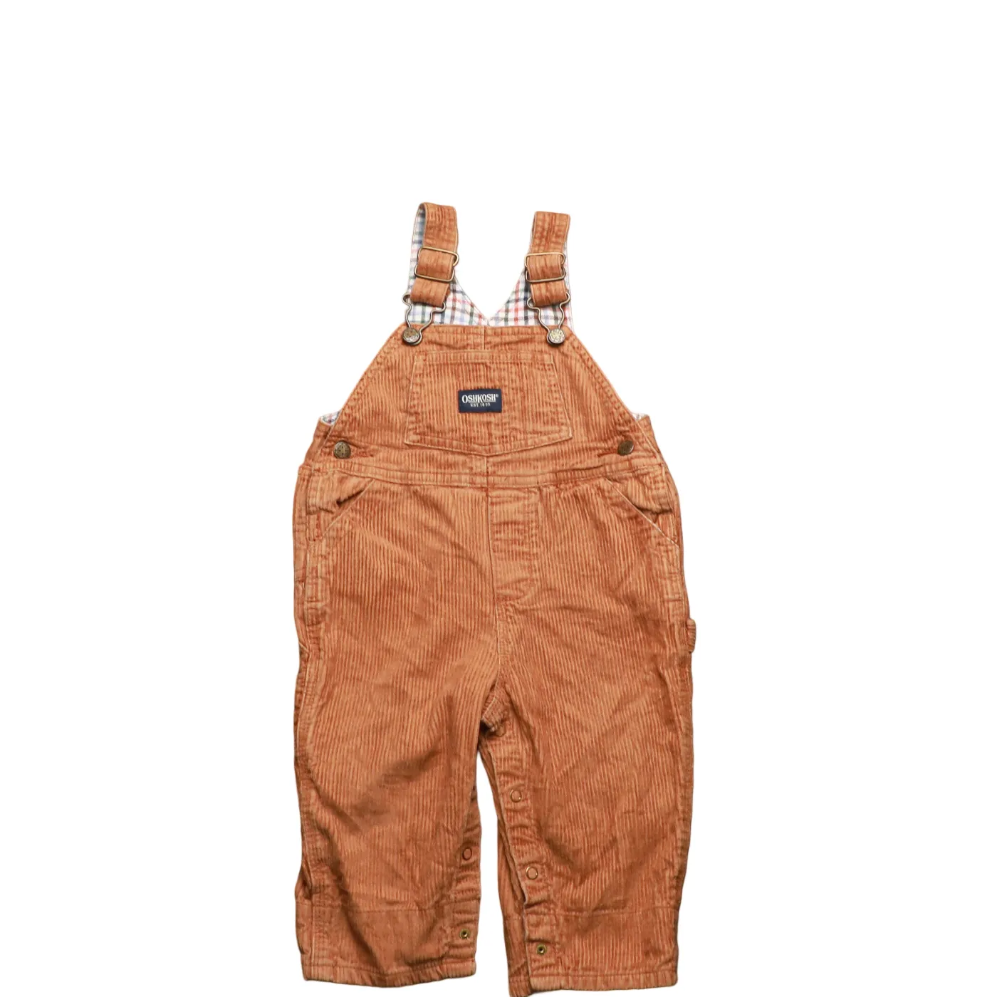 OshKosh Kids Corduroy Dungarees Brown Age 12M
