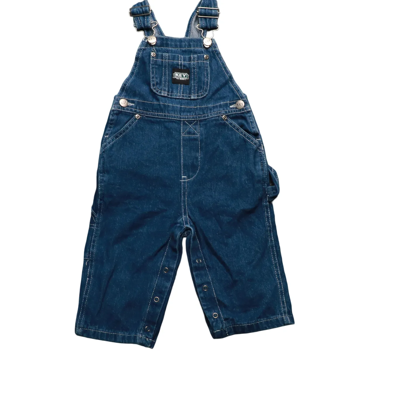 Key Kids  Dungarees Blue Age 12M