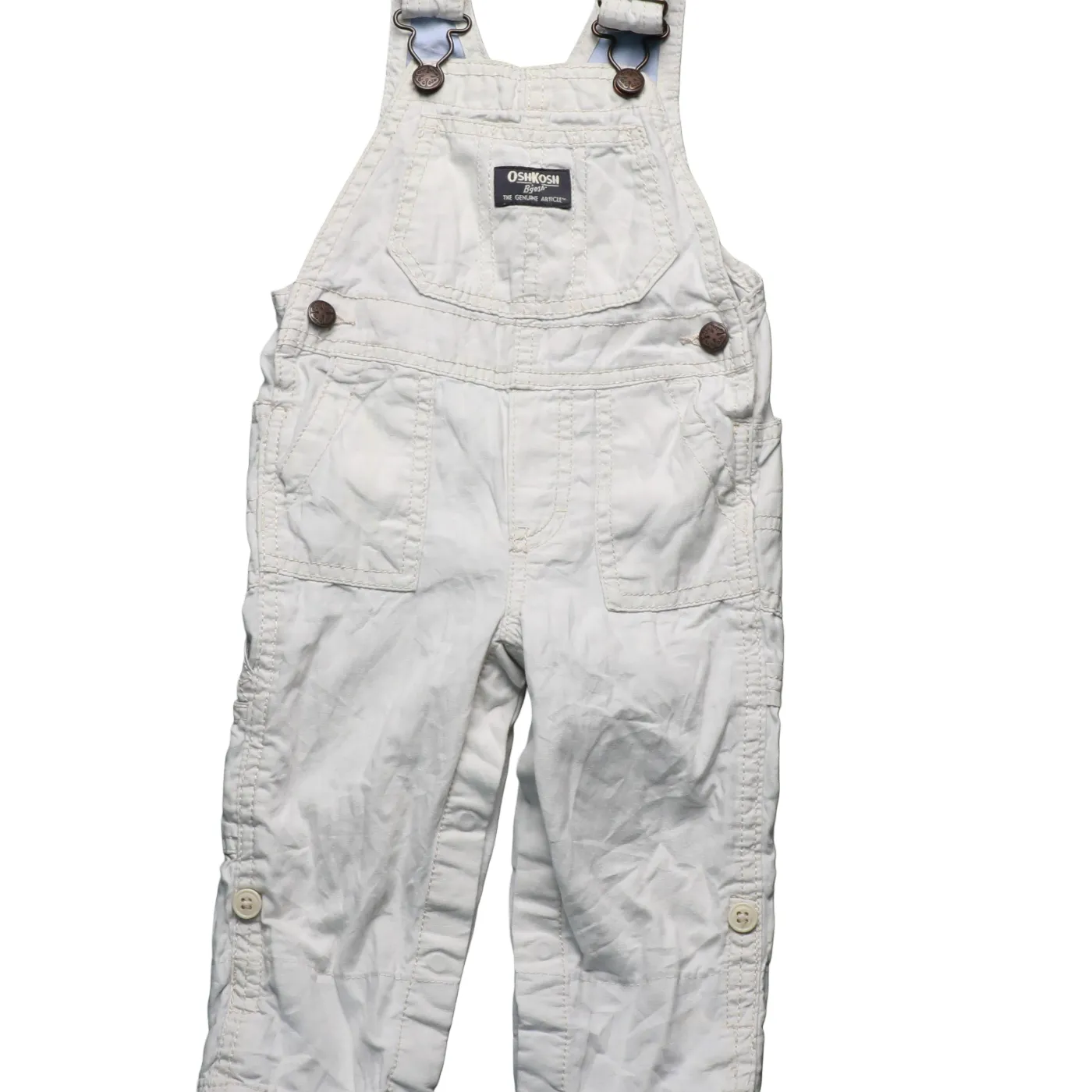 OshKosh Kids  Dungarees Cream Age 12M