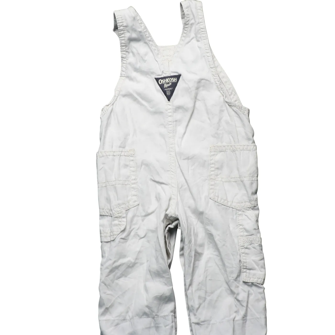 OshKosh Kids  Dungarees Cream Age 12M