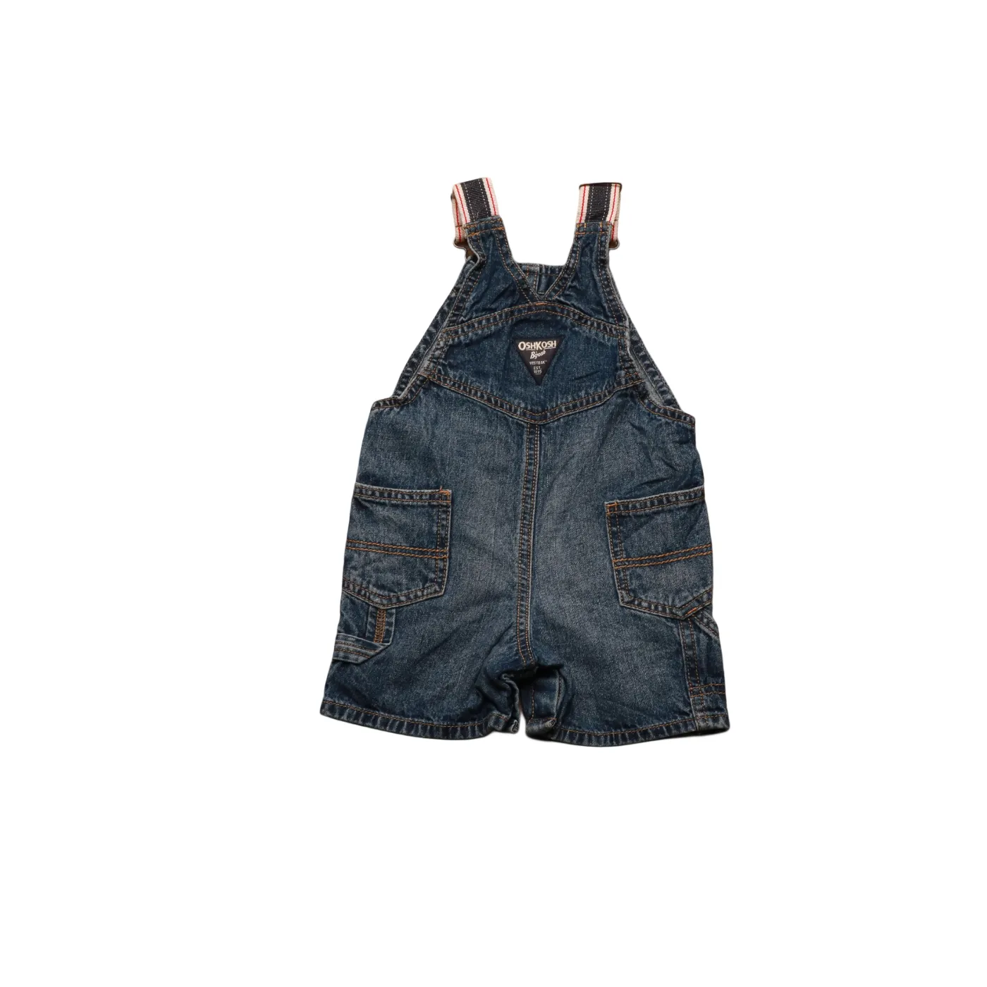 OshKosh Kids Shortall Dungarees Blue Age 12M