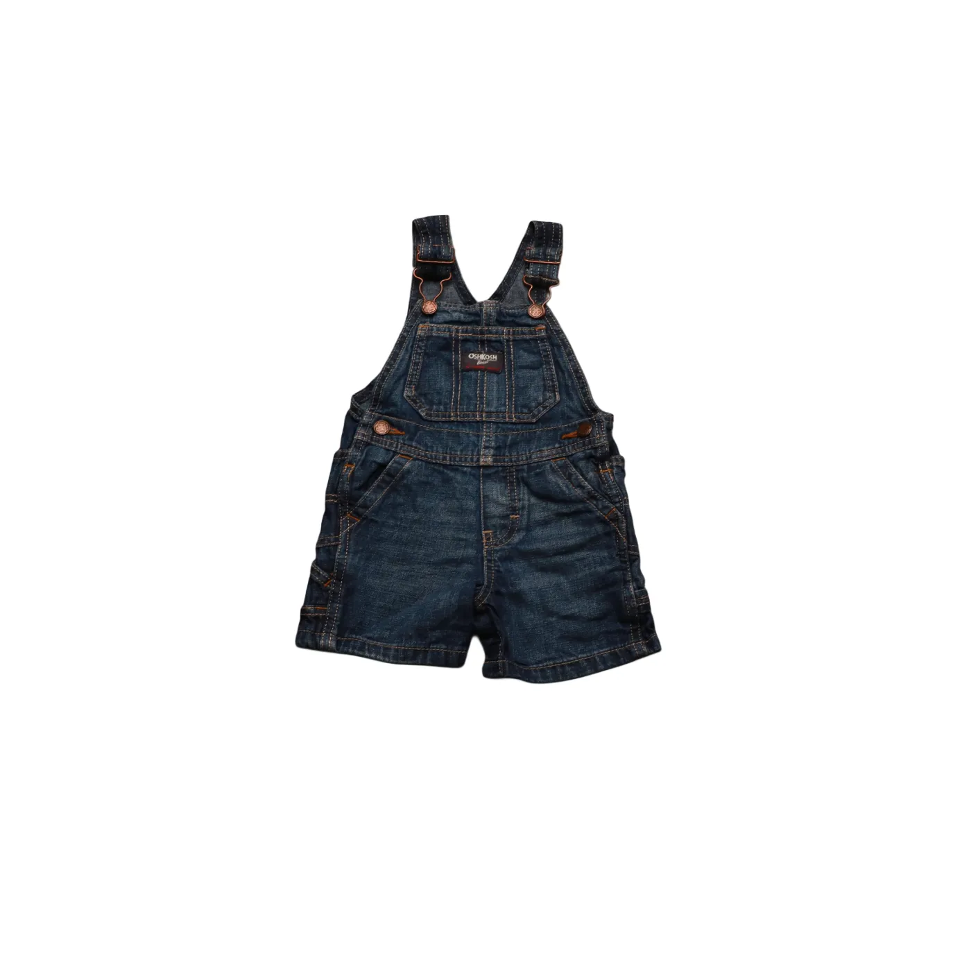 OshKosh Kids Shortall Dungarees Blue Age 9M