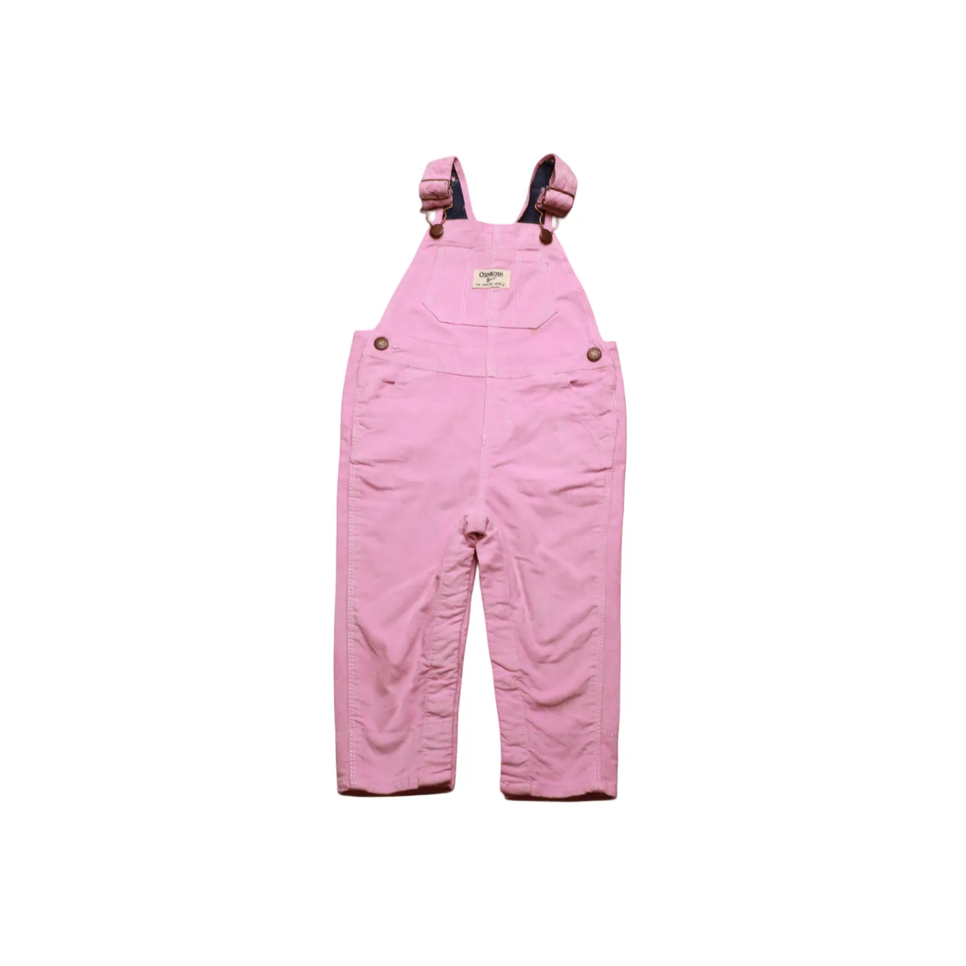 OshKosh Kids Velvet Dungarees Pink Age 18M