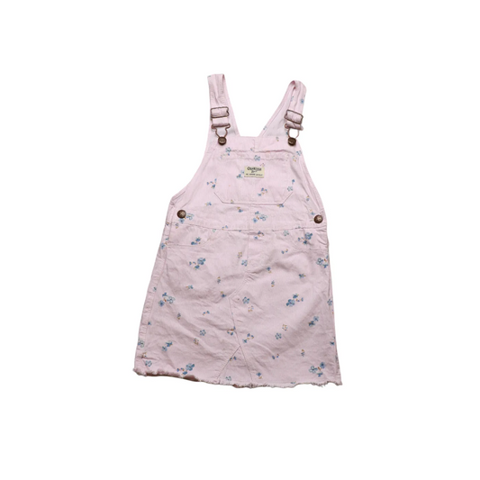 OshKosh Kids Floral Skirt Dungarees Pink Age 5Y