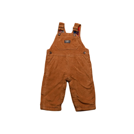 OshKosh Kids Corduroy Dungarees Brown Age 6-9M