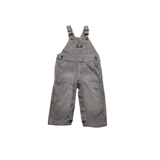 OshKosh Kids Striped Dungarees Multi Age 18m