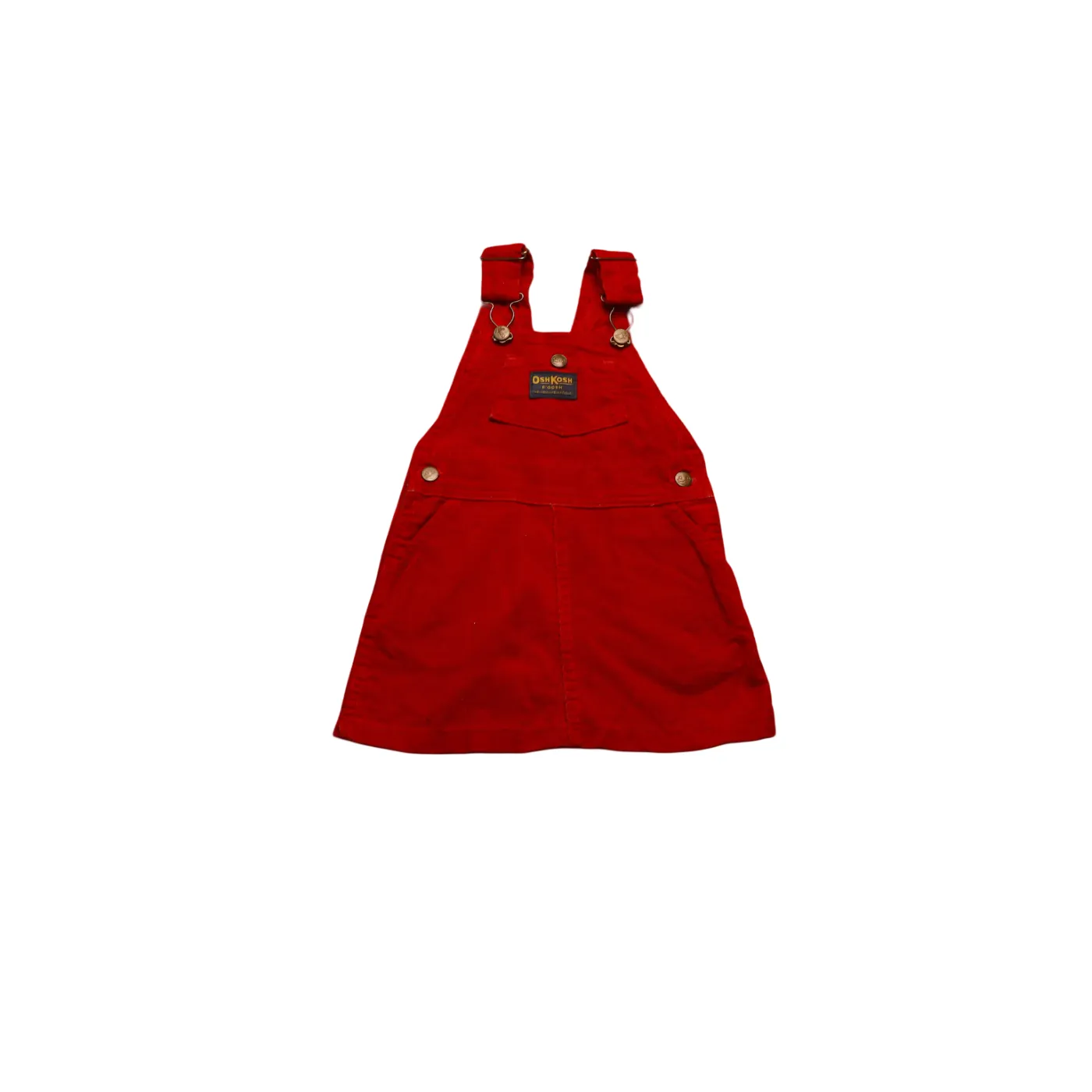OshKosh Kids Corduroy Skirt Dungarees Red Age 2T