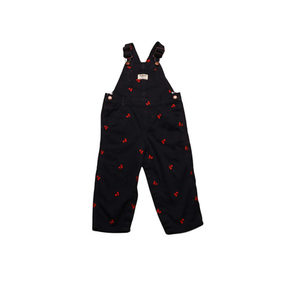 OshKosh Kids Apple Pattern Dungarees Blue Age 24M