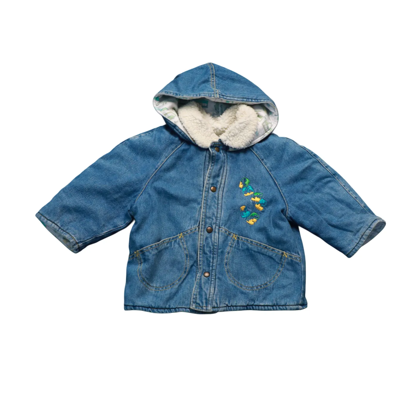Unbranded Kids Denim Jacket Blue Age 3Y
