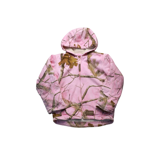 Schmidt Kids Real Tree Winter Jacket Pink Age 6-7Y