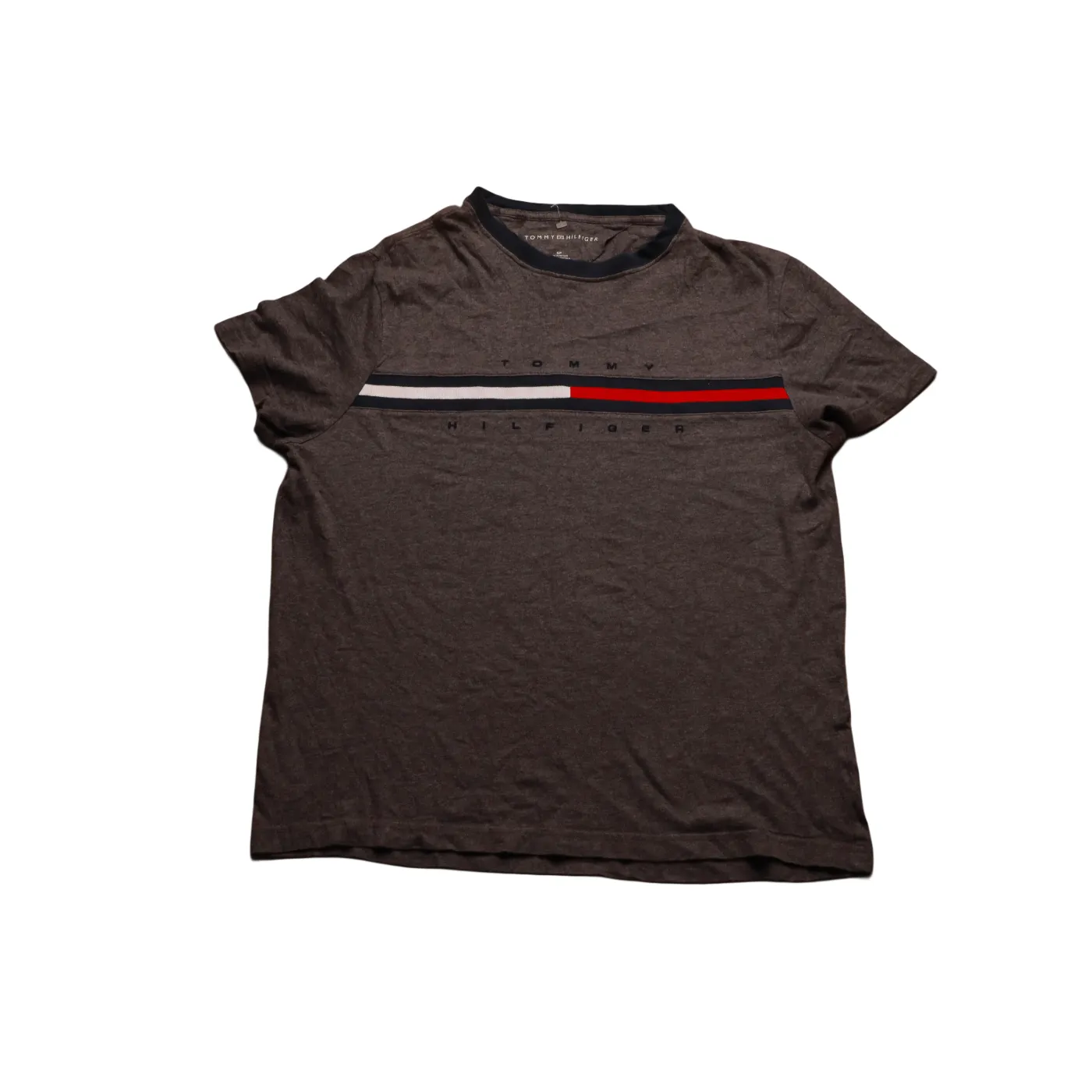 Tommy Hilfiger Kids Big Logo T-Shirt Grey Age 16Y